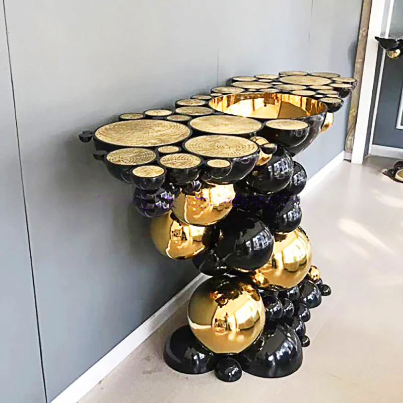 Stainless steel pedestal table top black designer art golden hand bathroom wash basin with pedestal