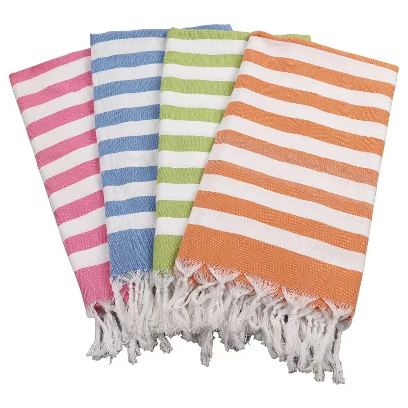 Hot Selling Turkish Towel From Manufacturer Turkey  Jacquard Cotton Towel Turkish Beach Towel