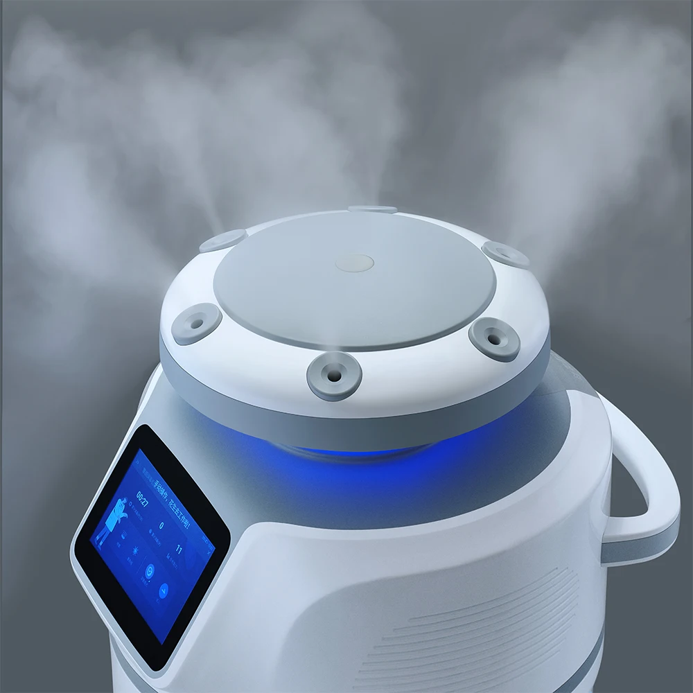  Uvc trolley disinfection robot Autonomous mobile