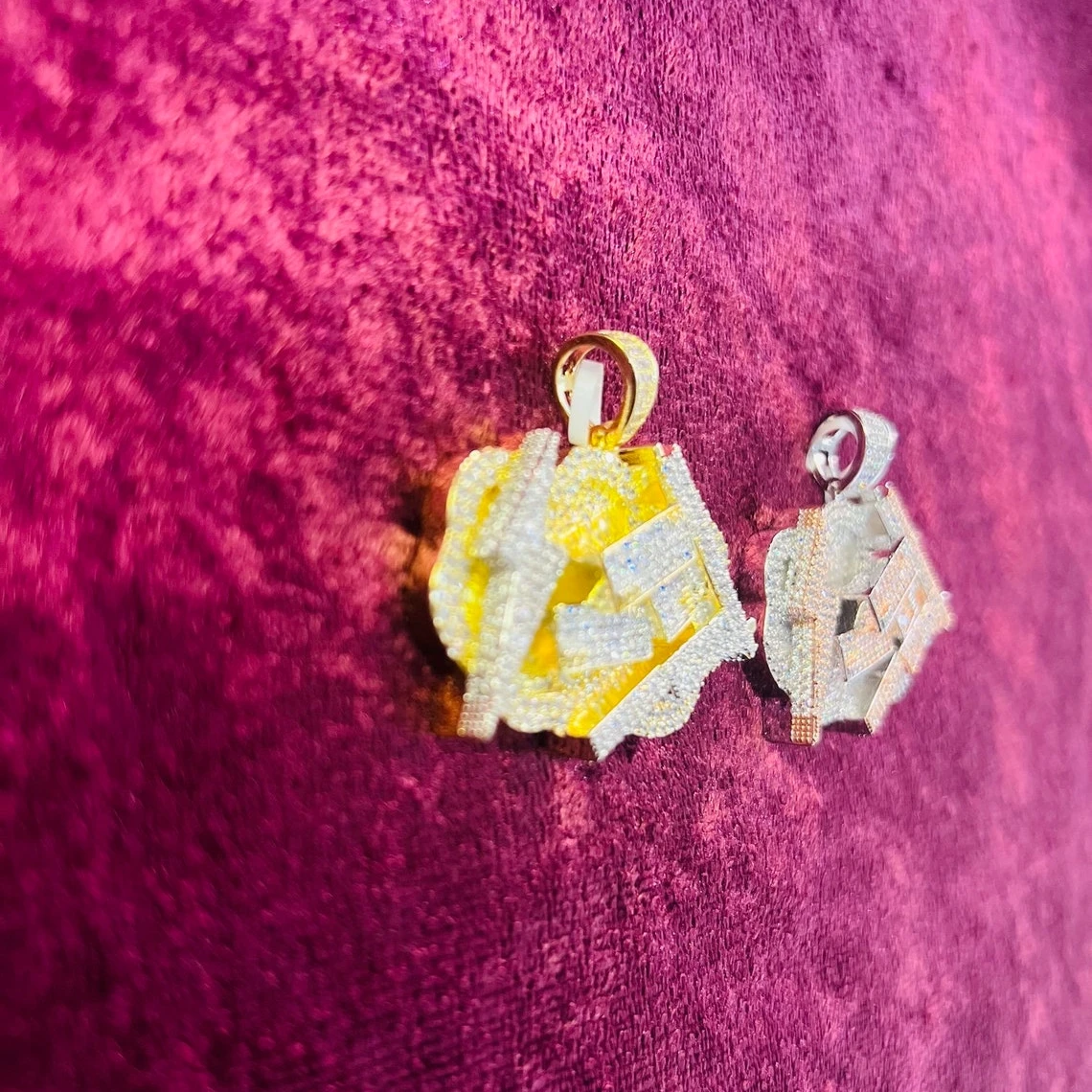 Power Money Respect Pendant Hip Hop Cool Men Jewelry Micro Pave 5A CZ Gold Plated Iced Out Jewelry