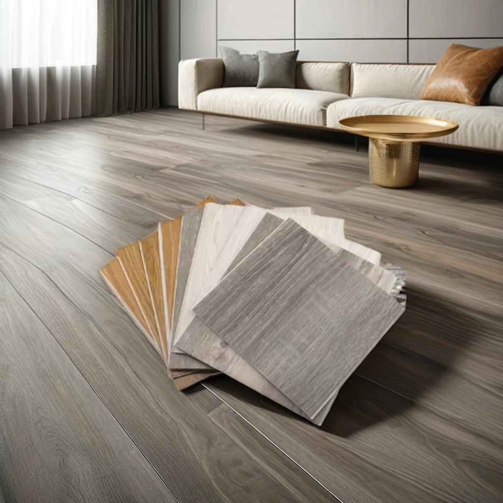 Modern AC4 New SPC Waterproof Fireproof Easy Click Laminate Flooring Non-Toxic for Hotel or Home Use