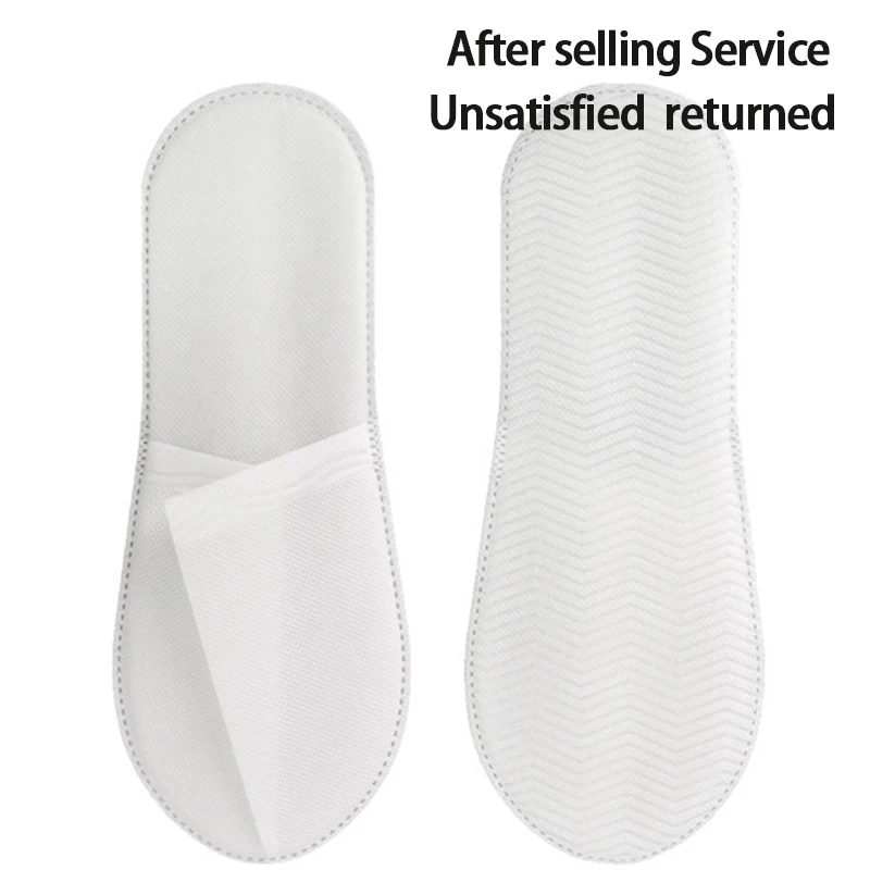 Custom Hotel Slipper White Black Pedicure Spa Slippers Beauty Salon Black Hotel Disposable Non Woven Spa Slipper for women