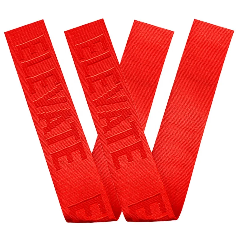 40MM Wholesale Custom Fashion Logo Low Price Recycled Jacquard Nylon Woven Webbing Strap For Handbag