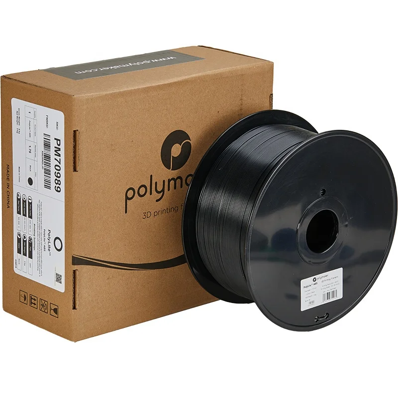 Competitive Price Custom 3kg / 1.75mm/ 2.85mm Polymaker PolyLite  3D Printing ABS Filament