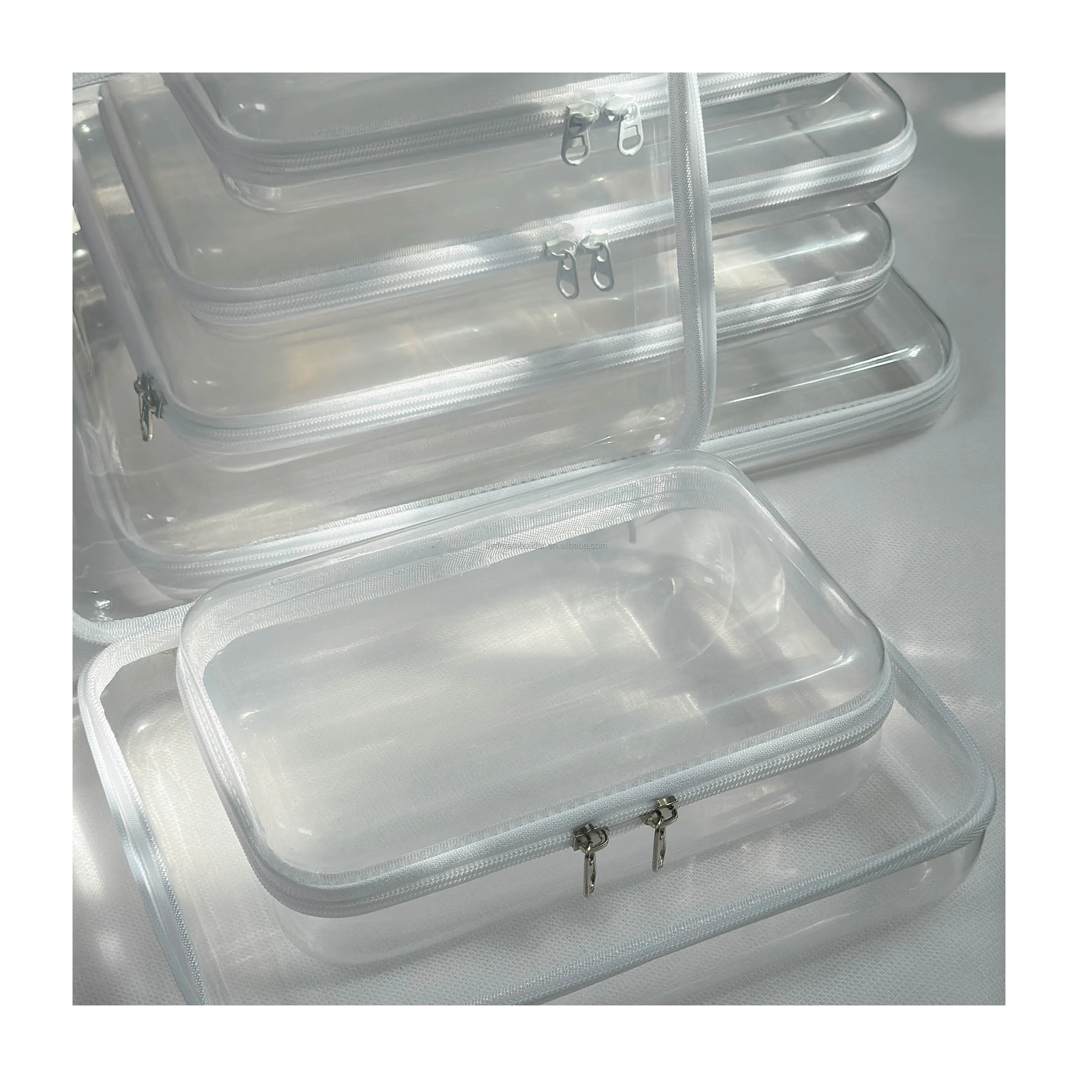 Custom Durable PET Hard Plastic Zipper Case Waterproof & Shockproof Tool Storage Box for Toys Tools and Accessories