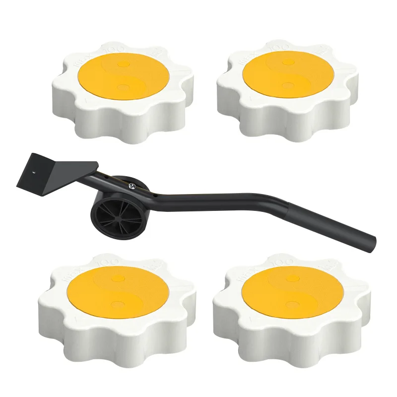 Factory Direct Sales Support OEM New Egg Yolk Mobile Moving Trolley 4 Pieces Refrigerator Mobile Roller Tool