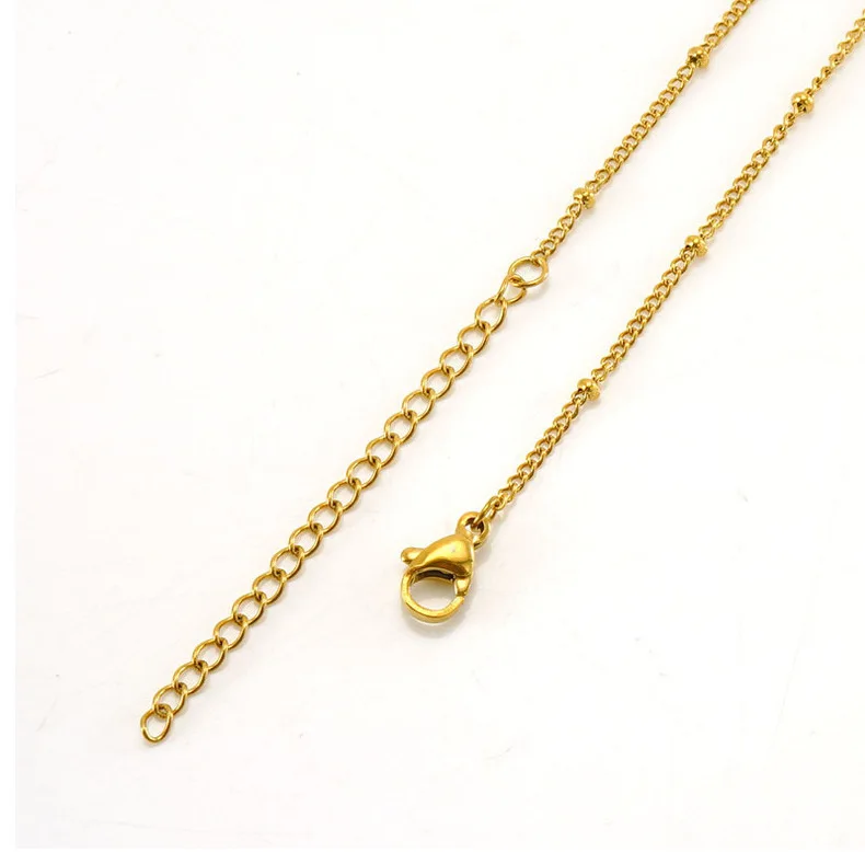 Wholesale Necklace Single Snake Chain Stainless Steel Necklace 18K Gold Plated Necklace For Ladies