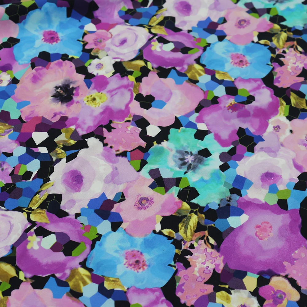 
Wholesale Tan Through Textured Polyester Spandex Lycra Swimwear Fabric 