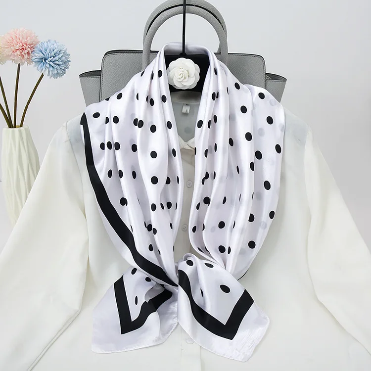 Luxurious Silk Polyester Extra Large Square Scarf Shawl Wrap For Women  For Evening Dresses