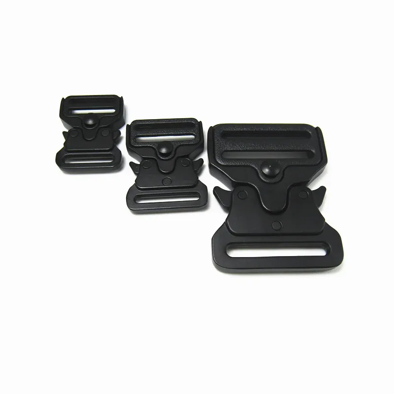 20/25/33/38/45mm Quick Side Release Metal Strap Buckles Webbing Bags Luggage DIY Sliver Quick Release Buckle For Dog Collar