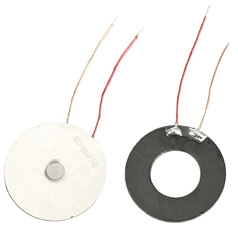 16mm microhole ultrasonic piezoceramics lead-free disk atomizer for medical mesh atomization