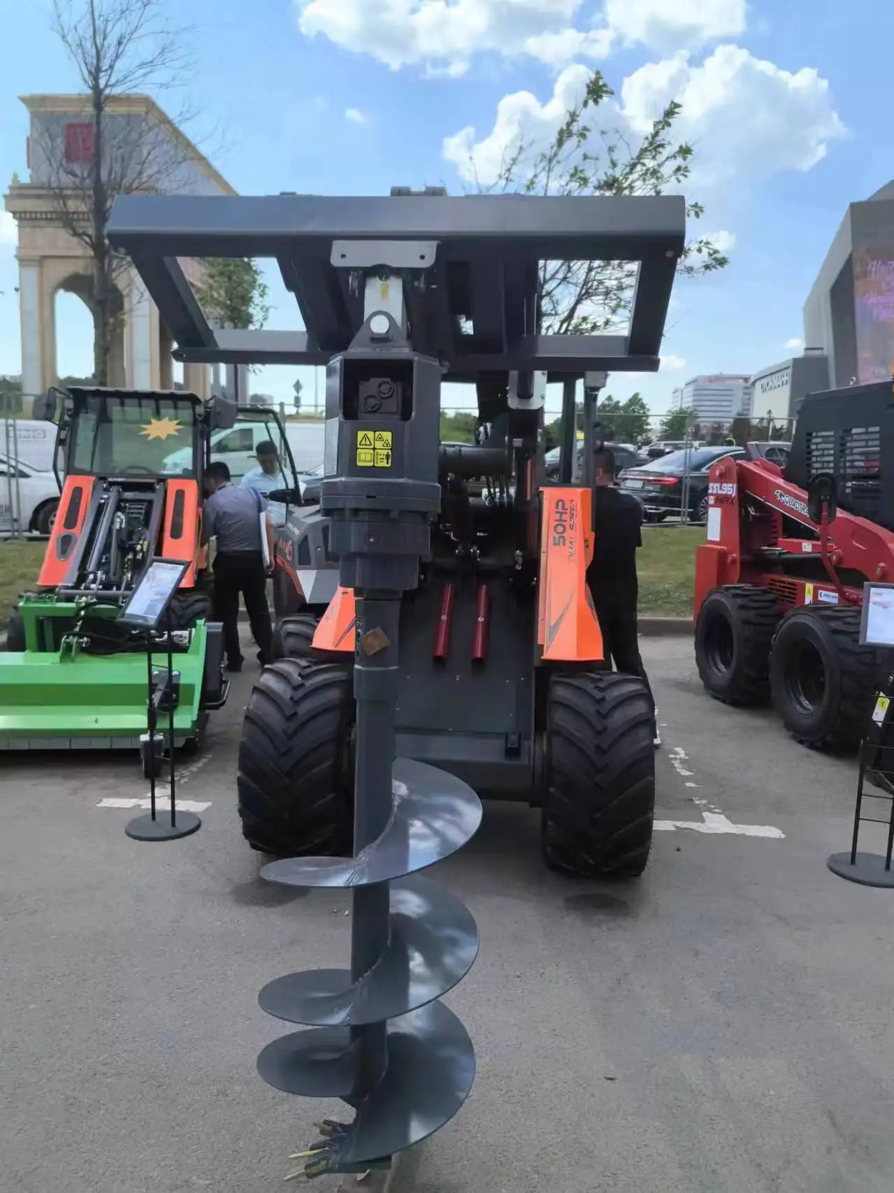 Excavator Aauger Drilling Parts plant tree Ground Hole Drill Earth Auger hydraulic earth auger