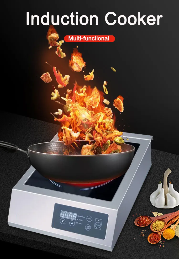 Multi-functional Electric Induction Stove Commercial Stainless Steel China Induction Cooker Machine