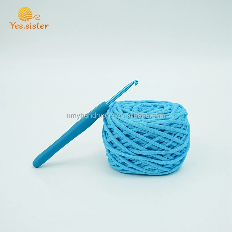 Роскошная хлопчатобумажная трубчатая пряжа, нейлоновая пряжа для вязания крючком, веревка для макраме, камвольная нить для ручной вязки крючком