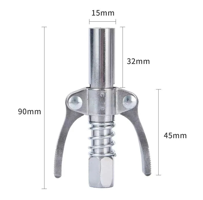 Заводская смазка 10000 PSI, сцепное сопло для смазки, с двойной ручкой