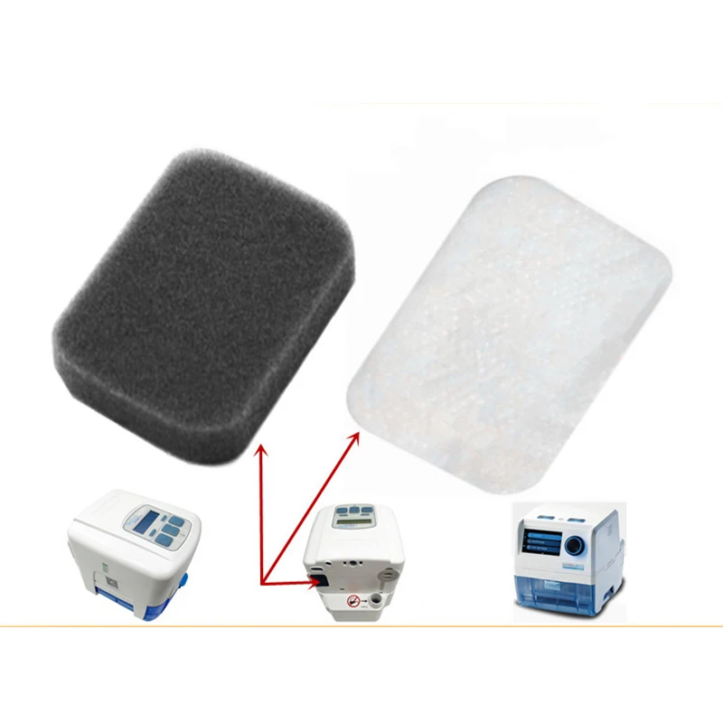 1 PACK Filters Compatible with Devilbiss-CPAP  Disposable White Fine Filters CPAP-Supplies Accessories