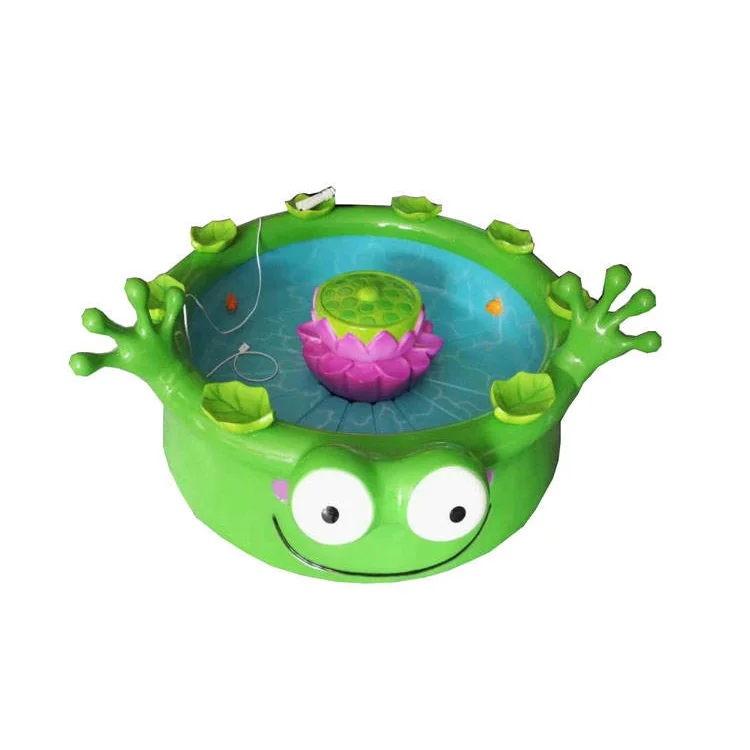 Attractive amusement park fish game machine fiberglass fish ponds for children