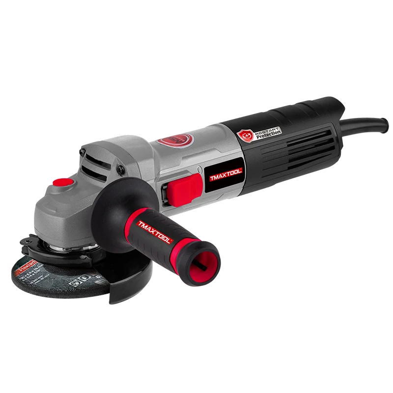Professional Powerful 220V Alternating Current Handhold 100MM Cutting Disk Variable Speed Angle Grinder Machine
