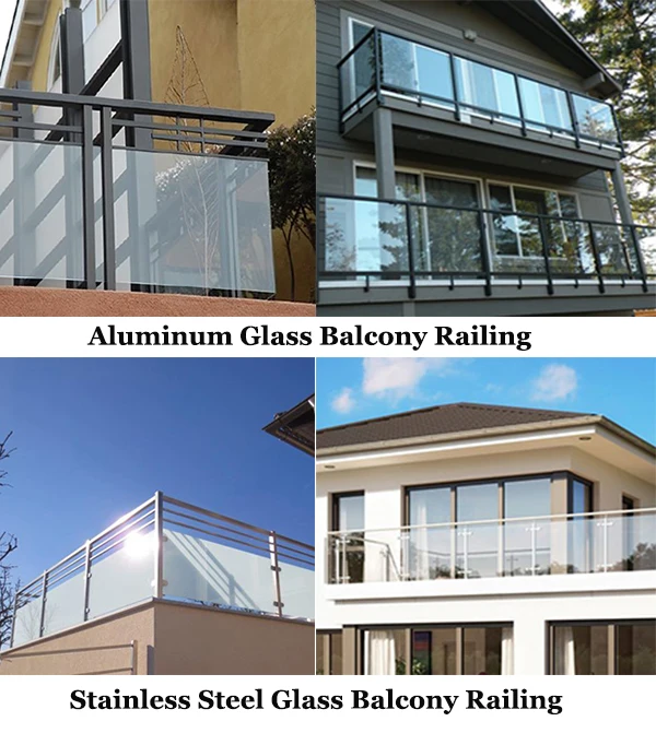 Modern & Simple Metal Balcony Railing Aluminum/Iron & Stainless Steel Balcony Railings