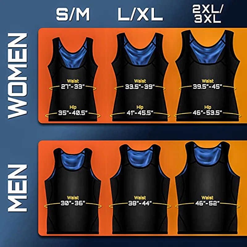 RX most popular wholesale men sport slimming weight loss hot sweat vest waist trainer sauna suit