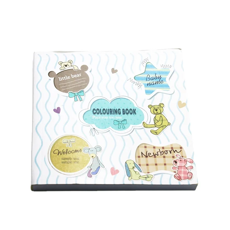 Прямая поставка с фабрики, оптовая продажа, Oem, легко окрашивающая книга, Детская окрашивающая книга