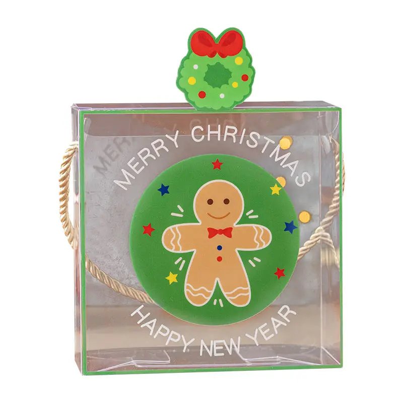 christmas gift box transparent plastic  box  ,Christmas plastic gift box with lid