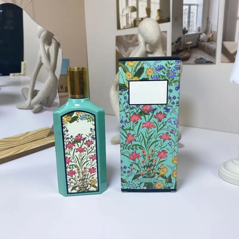 Flora Perfumes For Women Gardenia Cologne 100ml Woman Sexy Jasmine Fragrance Perfumes Spray EDP Parfums Royal