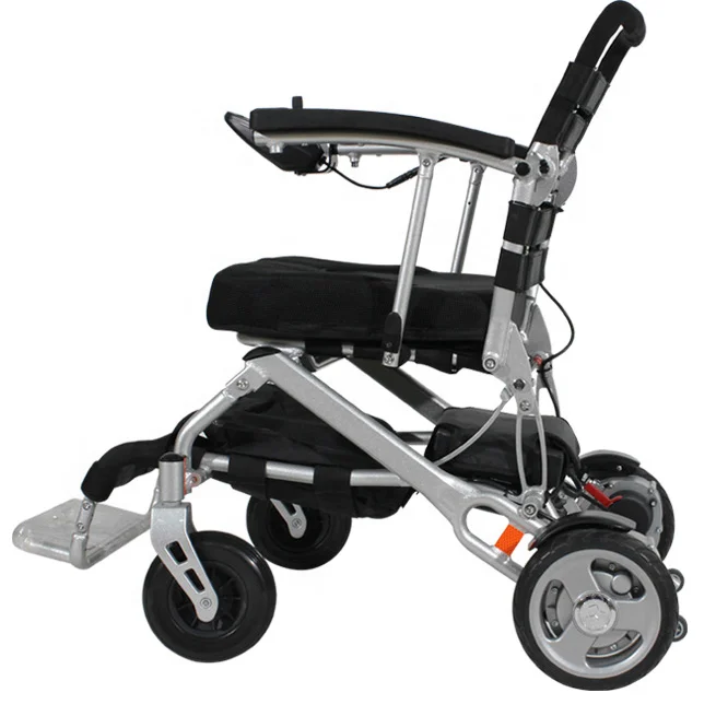 Economic folding portable electric mobility wheelchair