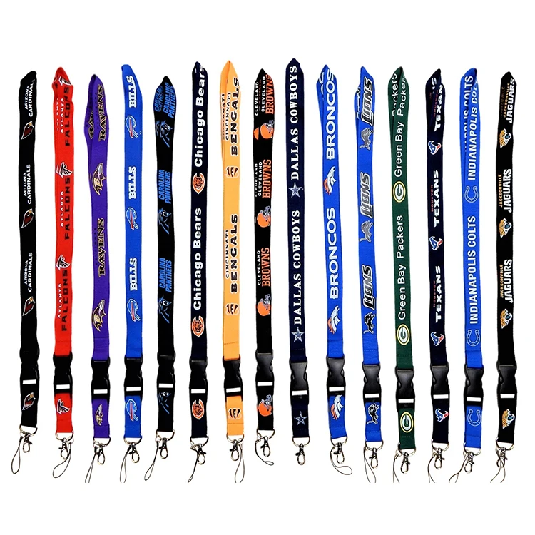 Factory Direct Supply Good Price Custom NFL Lanyard