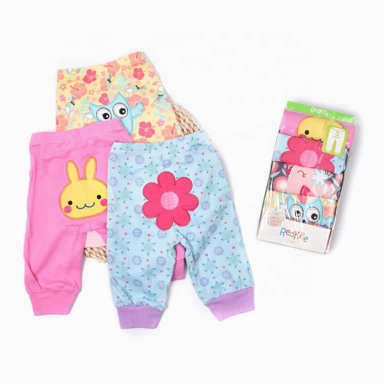 
Wholesale 5 Pieces Boy&girl 100% cotton Embroidery Baby Pant 