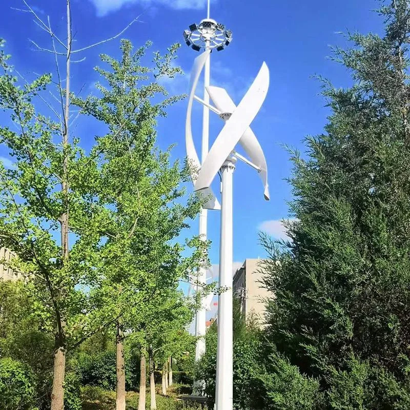 Vertical 5kW 10kW 20kW 50kW Windmill with MPPT/ Hybrid Charge Controller Wind Turbine Generator