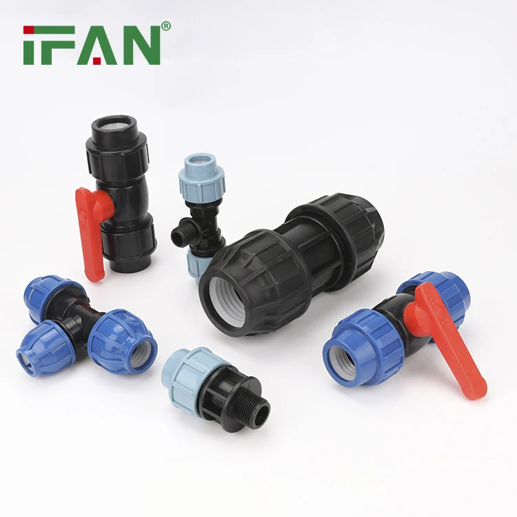 IFAN China Manufactures Customization HDPE Pipe And Fitting PP Compression Fitting