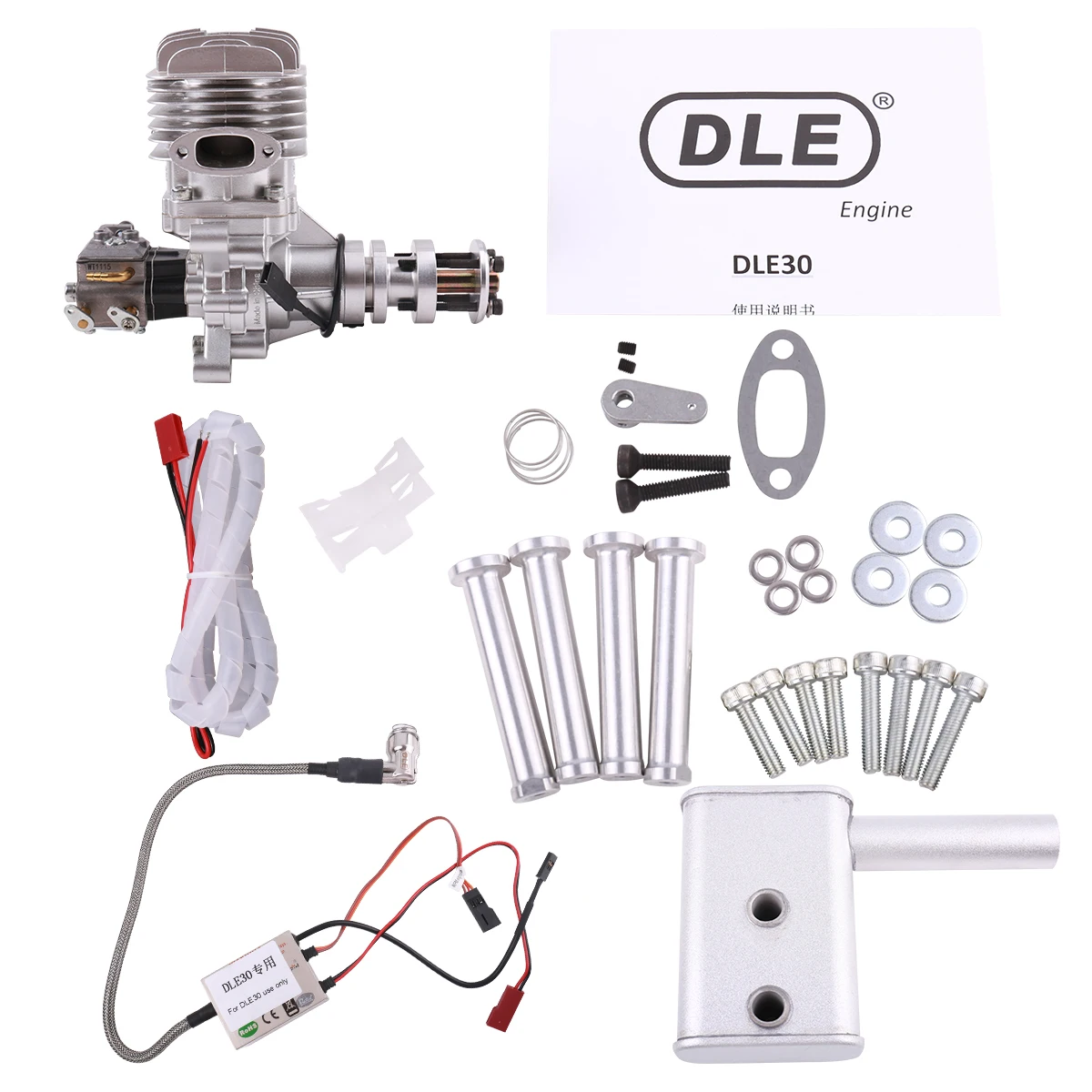 DLE30 30cc DLE газовый двигатель для радиоуправляемого самолета