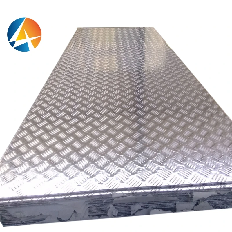 Aluminum Checkered Plate 1050 1060 1100 2A12 3003 5052 5083 5754 6061 6063 8011 7075 T6 H32 H24 O H112 Embossed Aluminum Sheet
