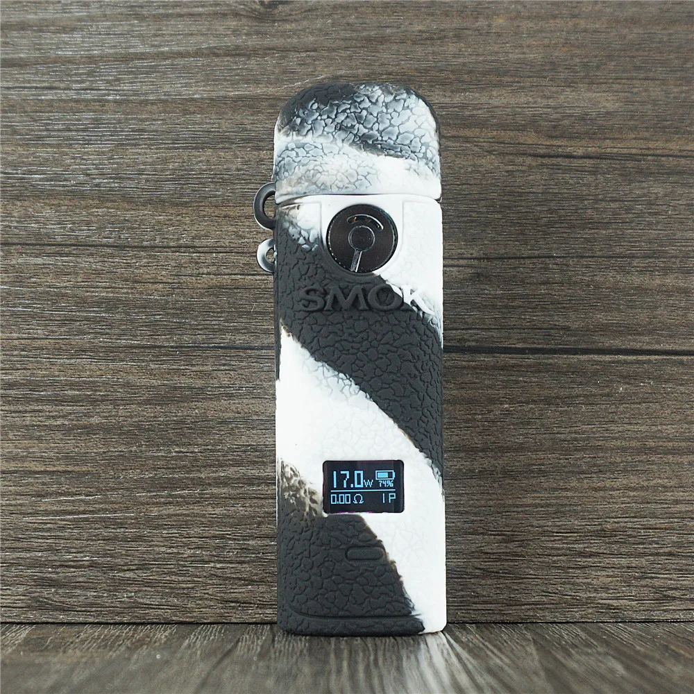 Модные 6 видов цветов Чехлы для электронных сигарет Smok Ново 4 силиконовый чехол защитный Аксессуары