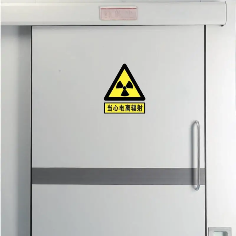 Automatic sliding protective x ray lead lined door for CT room