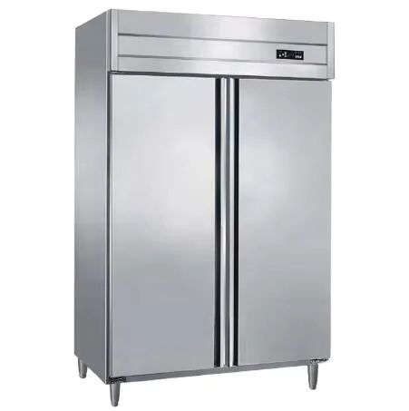 1000L fan cooling Stainless Steel 2 Doors  Commercial kitchen refrigerators freezers