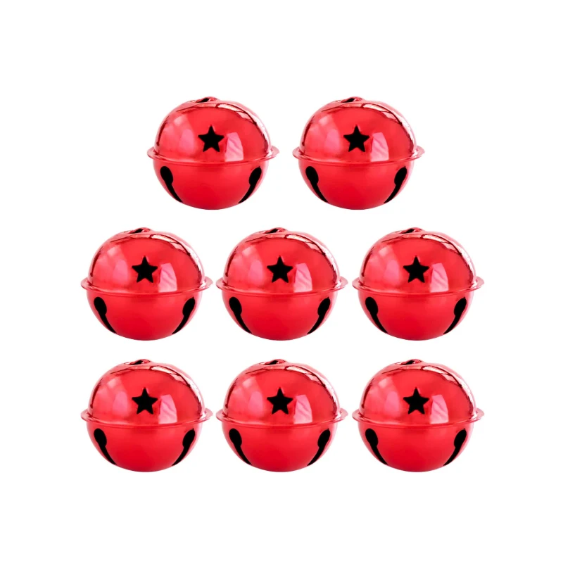 Golden Silver Large Christmas Decorative Metal 30mm Jingle Bell