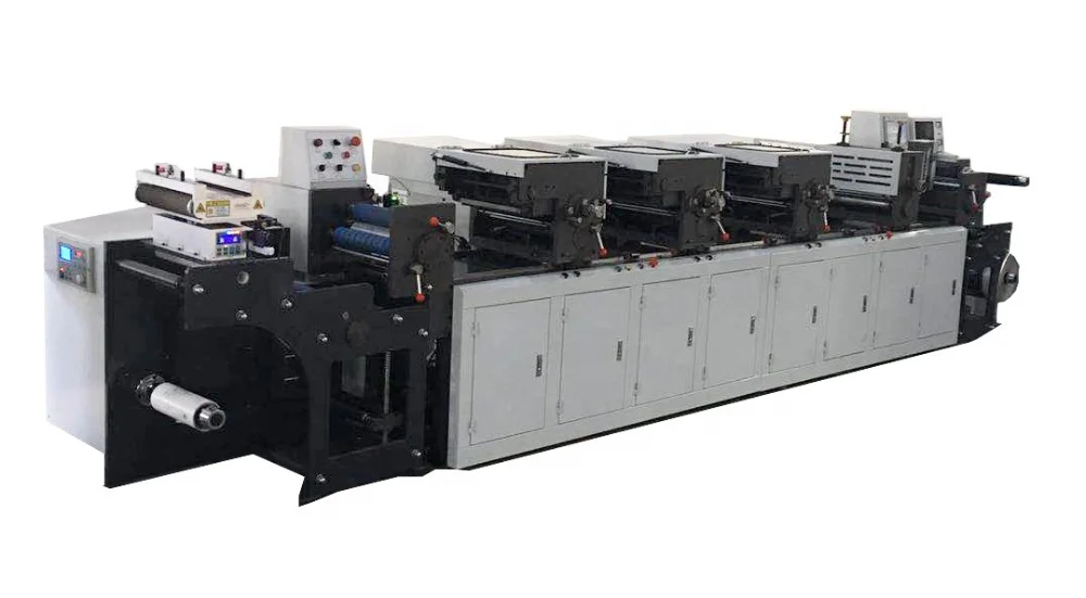 
Intermittent Rotary Printer die cutting and letterpress printing machine 