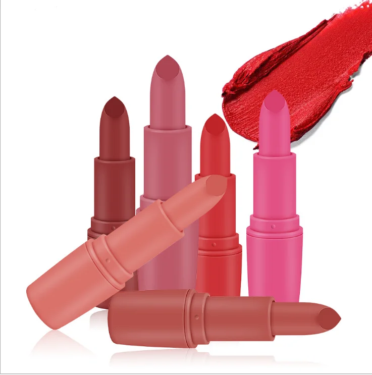 
Miss Rose Lipsticks 25 Color Makeup Cosmetics Waterproof Long Lasting Nude Matte Lip stick 