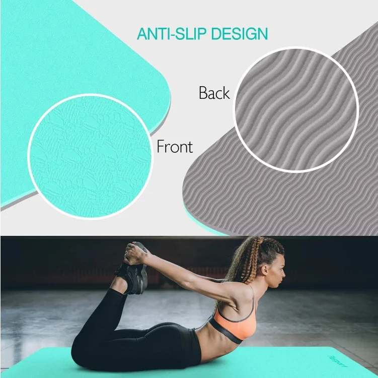 yoga mat non slip Yoga Mat Floating Grip Eco Print