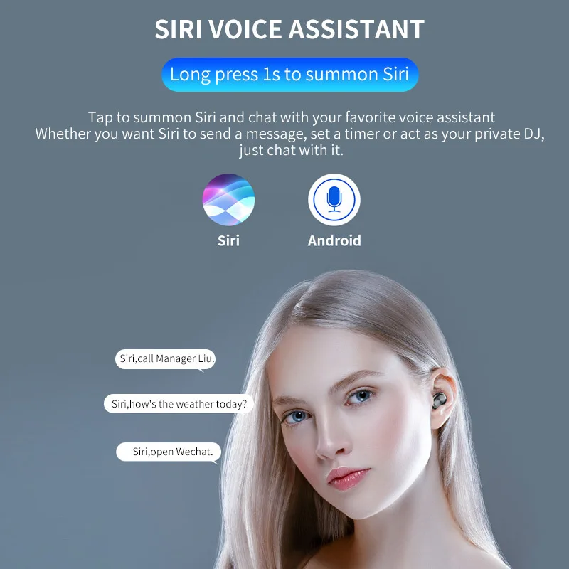 Наушники-вкладыши F9, Hi-Fi стерео, СИД дисплей, водонепроницаемые, BT 5,0 TWS F9