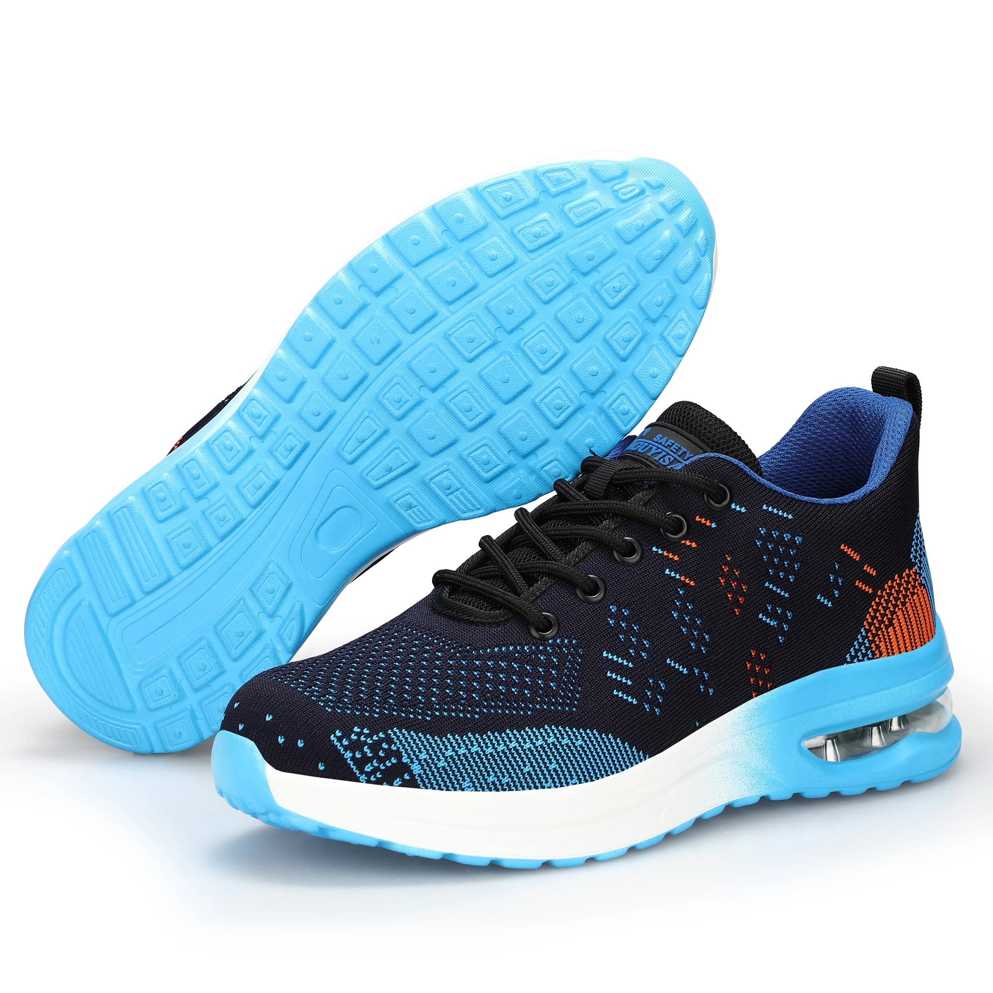 other functional shoes Casual Pressure-resistant wear-resistan non-slip elastic outsole steel toe safety shoes