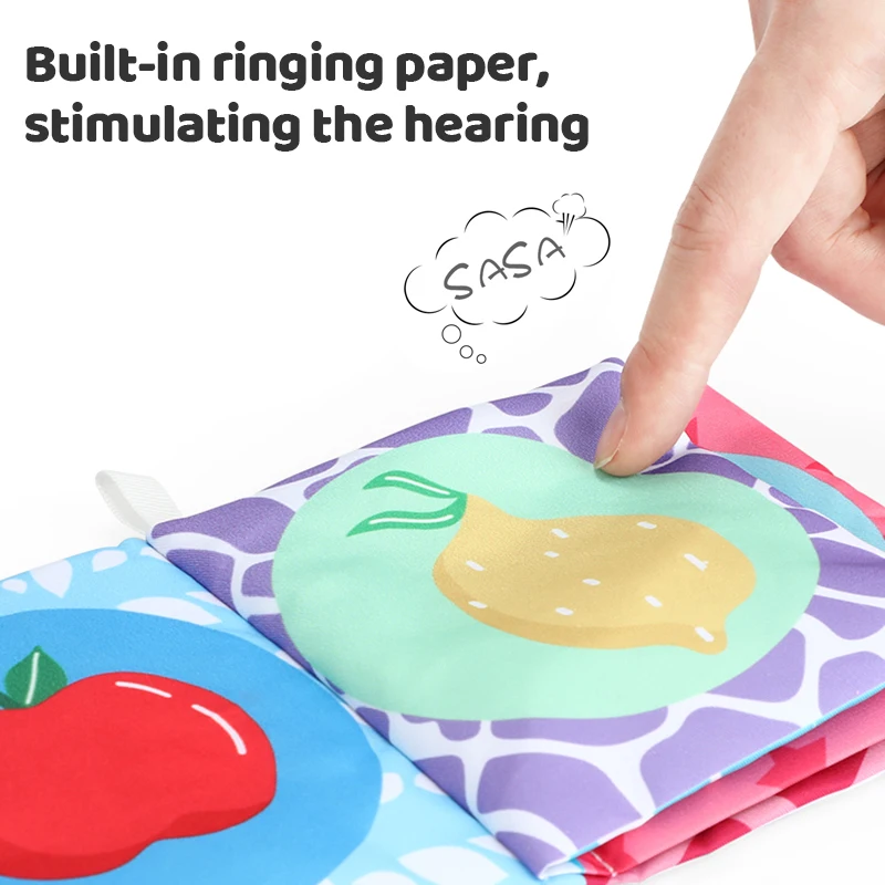 Zhorya Wholesale Custom Education knowledge enlightenment baby soft Quiet Cloth Books for children