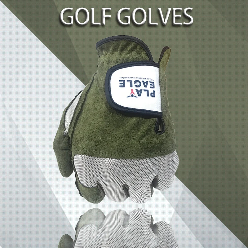 Мягкие перчатки для гольфа из микрофибры, левая рука, есть в наличии, готовые к отправке мужские моющиеся перчатки для гольфа