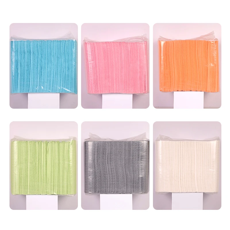 Disposable Foldable Clean Pad Beauty Nail Care Polish Waterproof Tablecloth link free Nail Art Table Mat