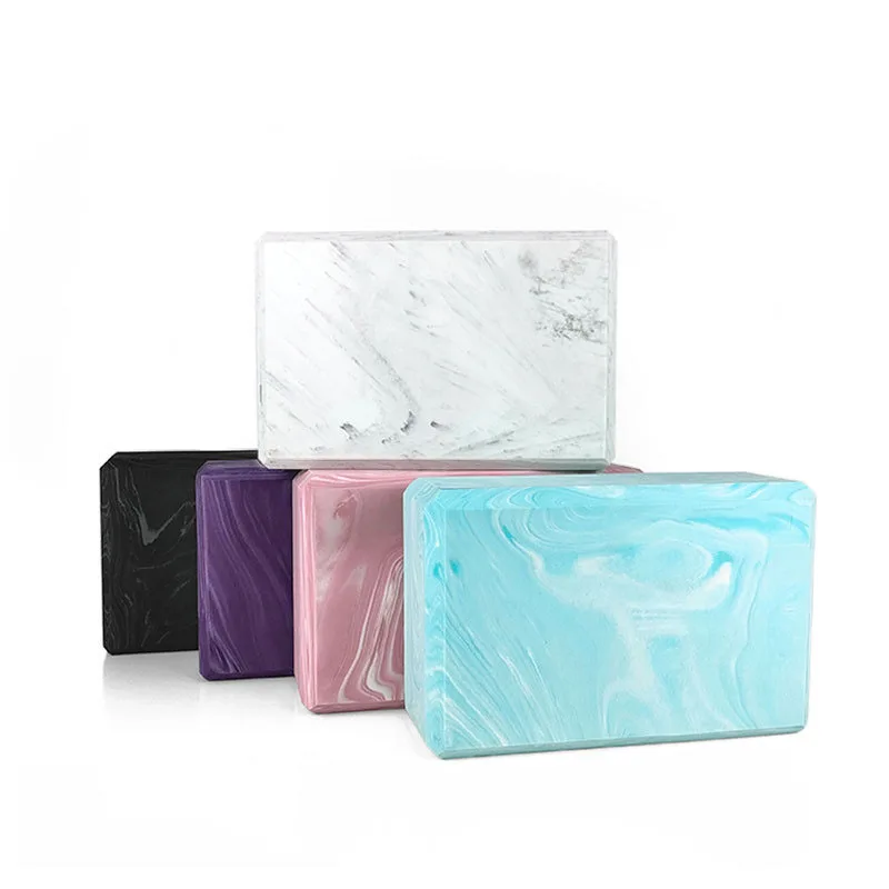 High Density EVA Foam Yoga Block Customized Logo Marble Camouflage Design Wholesale Price Available