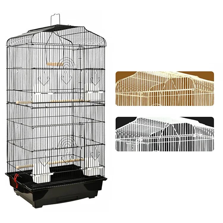 Factory wholesale price iron parrot large big bird cage