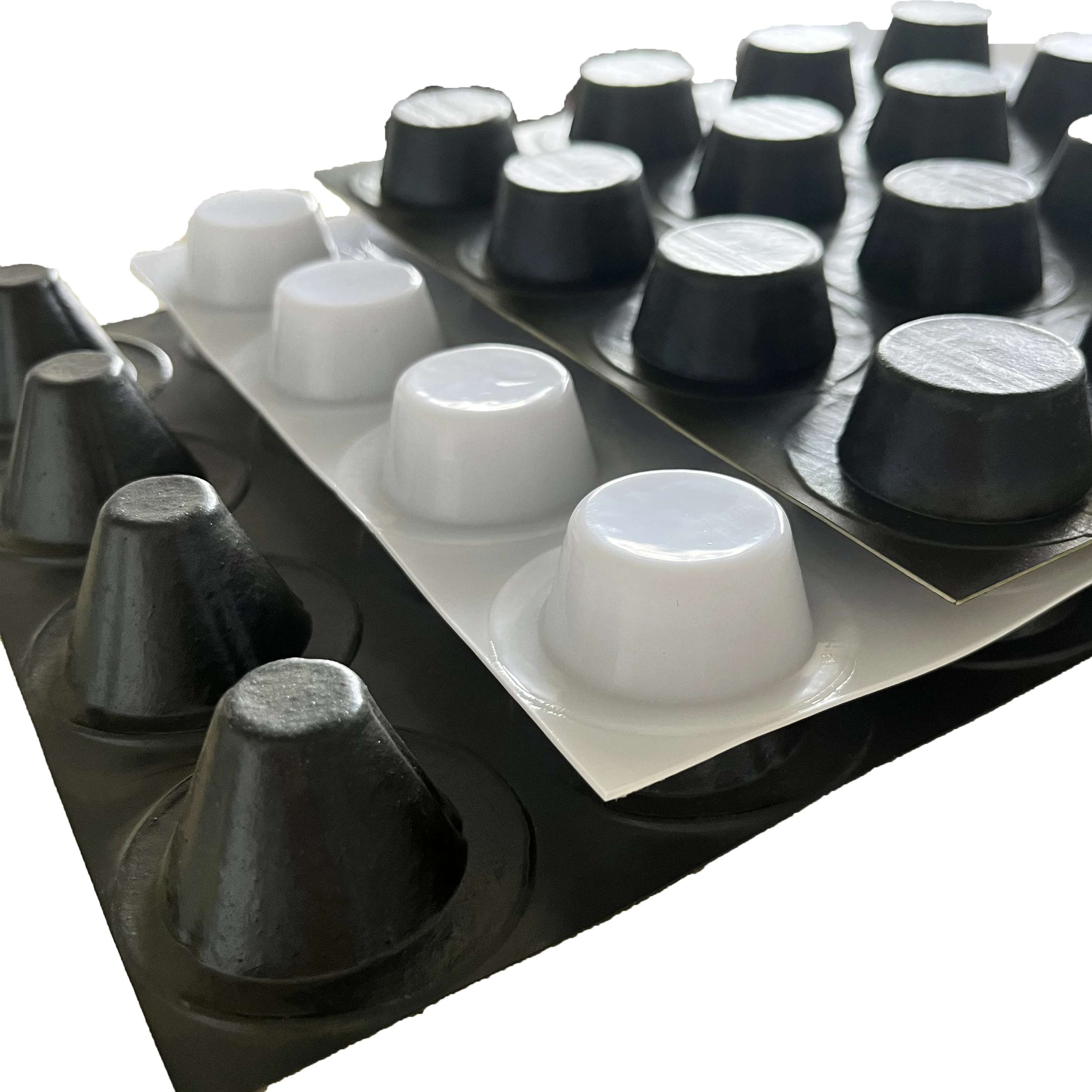 Зеленая система крыши пластиковый лист HDPE дренажная доска Dimple мембрана экологически чистый материал водонепроницаемый