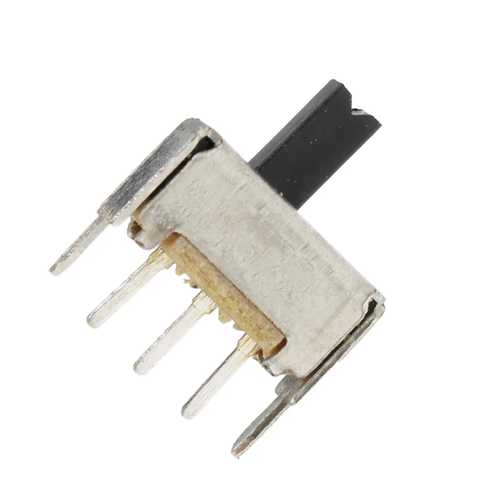  SS12D07 Mini Vertical Slide Switch 1P2T 3 Pin Toggle SMD PCB DPDT High